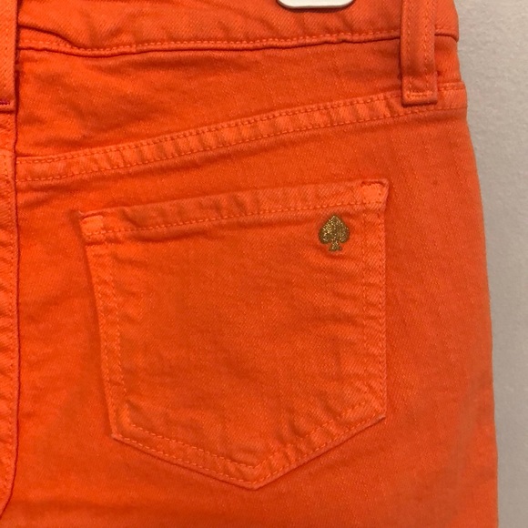 Kate Spade Perry Street Orange Jeans Size 25 - Picture 4 of 4